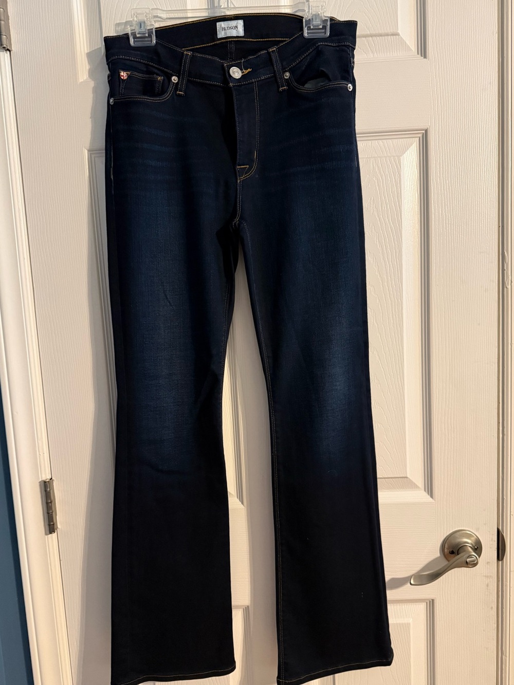 Hudson Petite Love Mid Rise Bootcut Jeans Women’s Size 29 Dark Wash